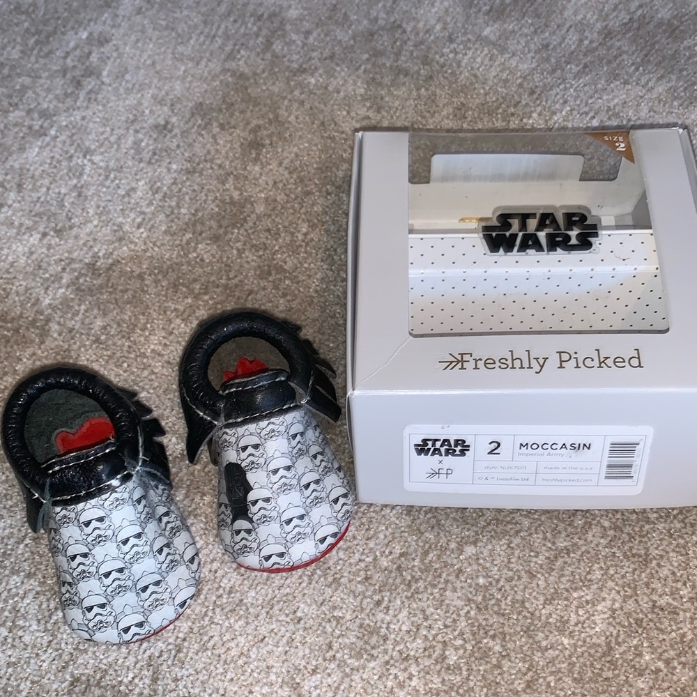 Freshly Picked soft sole moccs Star Wars